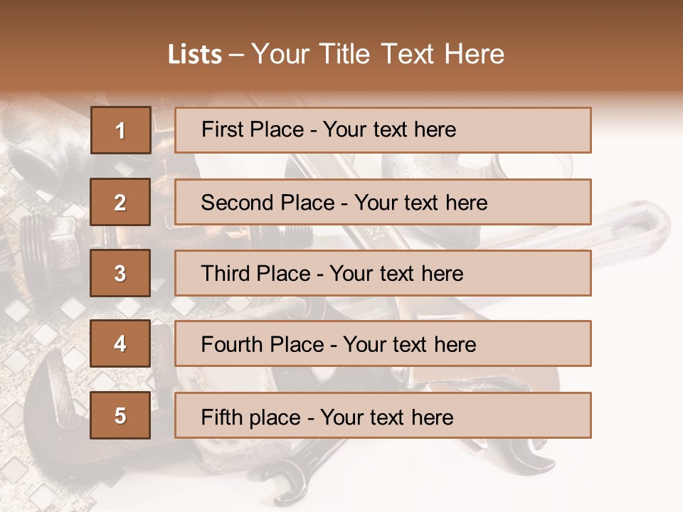 Adjustable Worker Elements PowerPoint Template