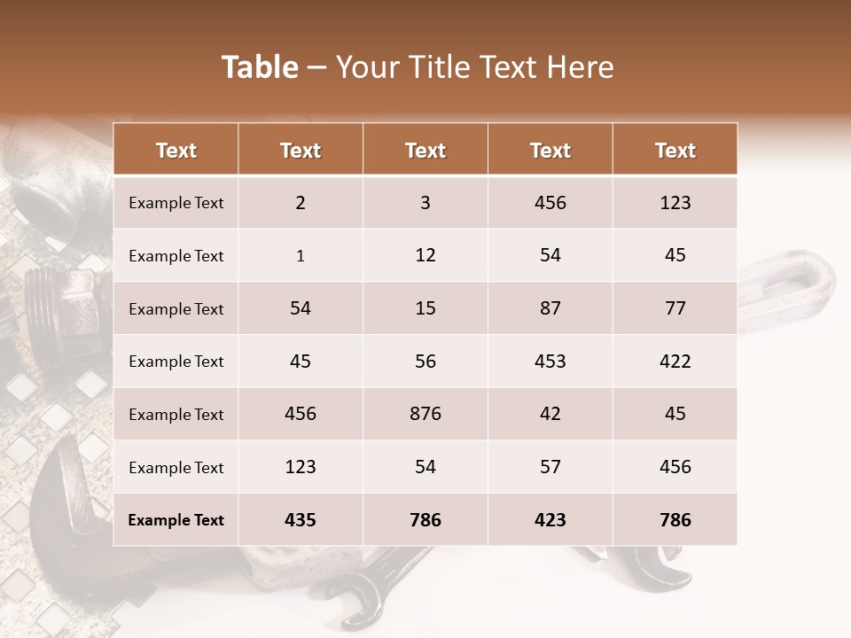 Adjustable Worker Elements PowerPoint Template