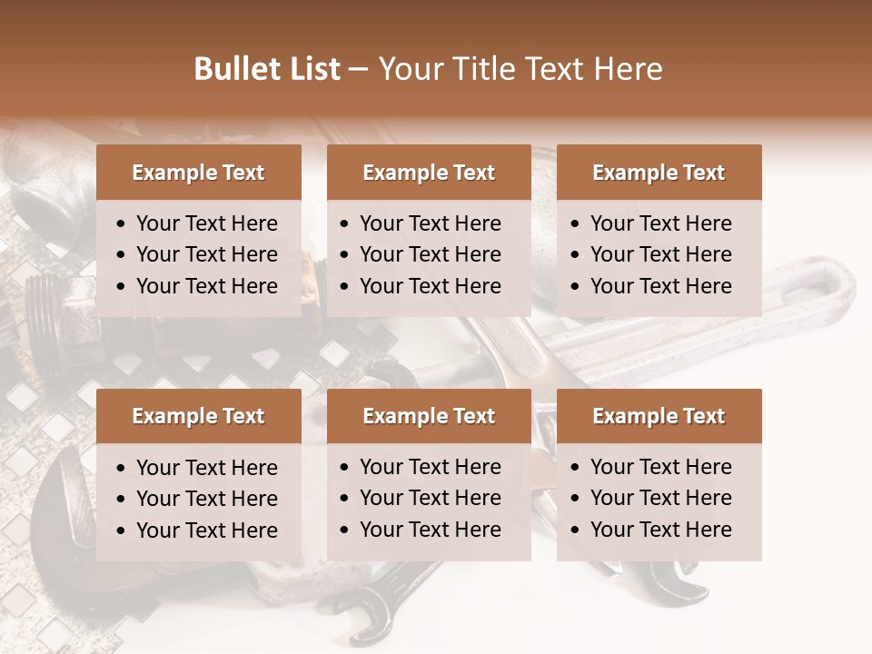 Adjustable Worker Elements PowerPoint Template