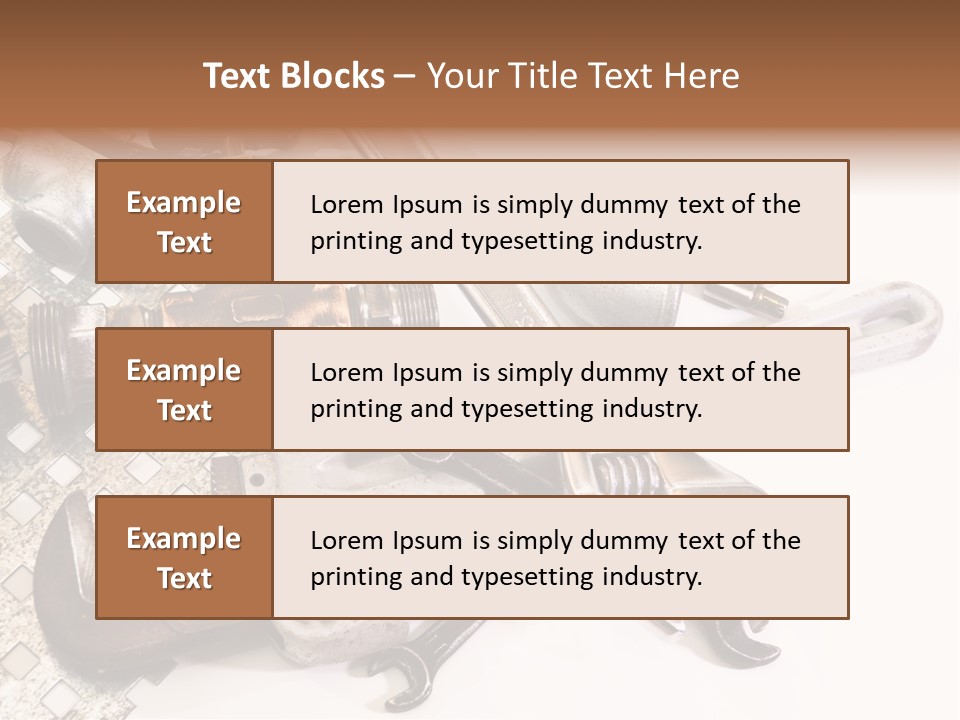 Adjustable Worker Elements PowerPoint Template