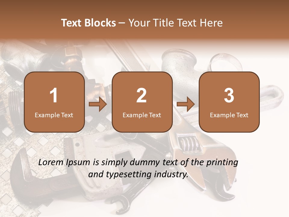 Adjustable Worker Elements PowerPoint Template