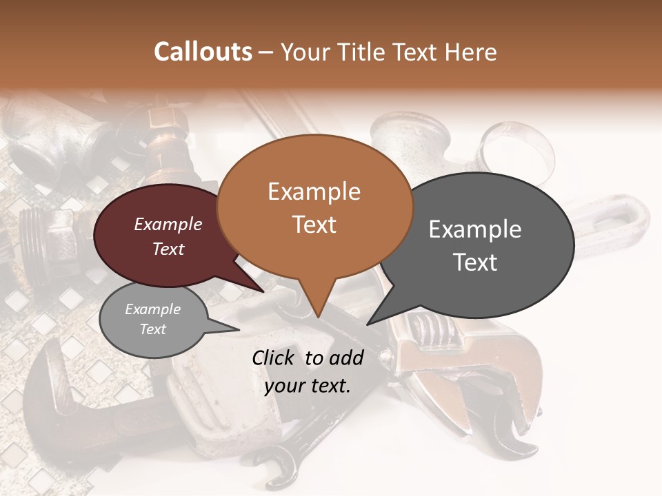 Adjustable Worker Elements PowerPoint Template