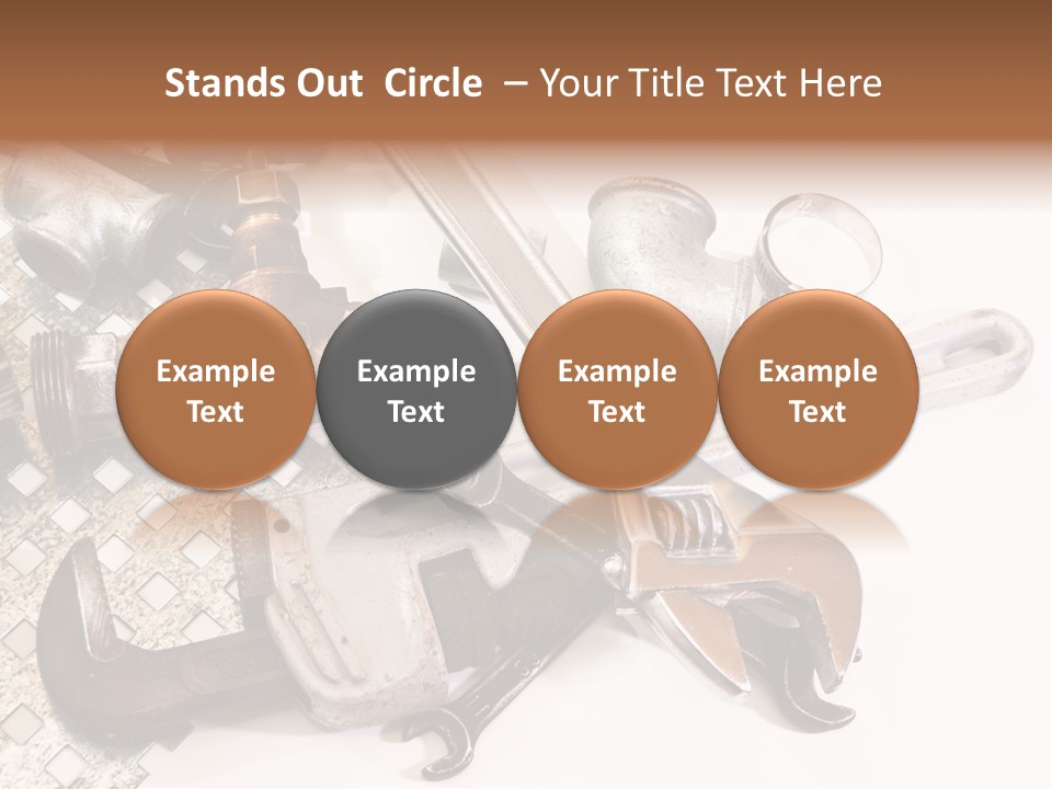 Adjustable Worker Elements PowerPoint Template