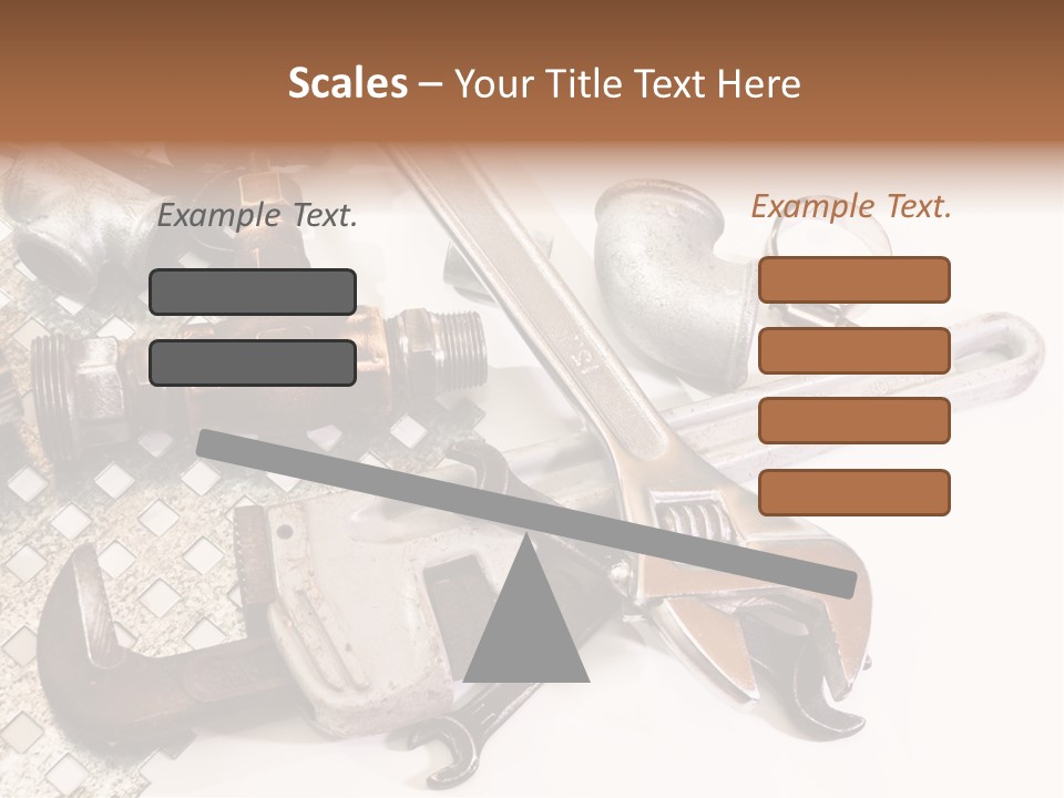Adjustable Worker Elements PowerPoint Template