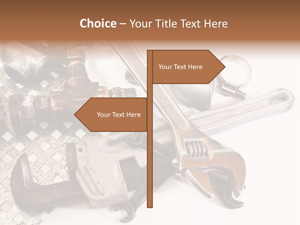 Adjustable Worker Elements PowerPoint Template