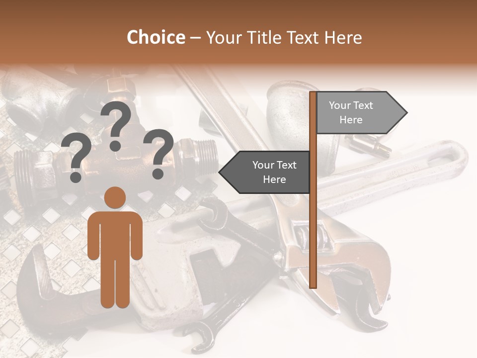 Adjustable Worker Elements PowerPoint Template