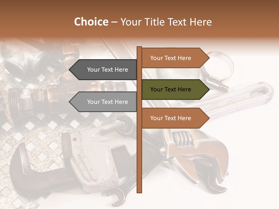 Adjustable Worker Elements PowerPoint Template