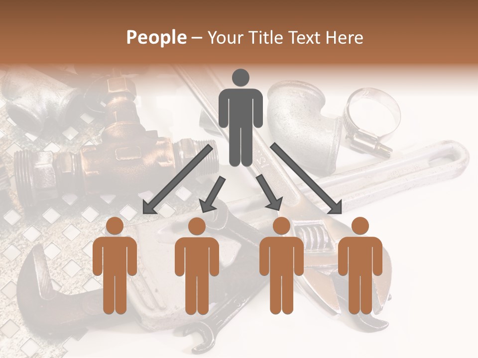 Adjustable Worker Elements PowerPoint Template