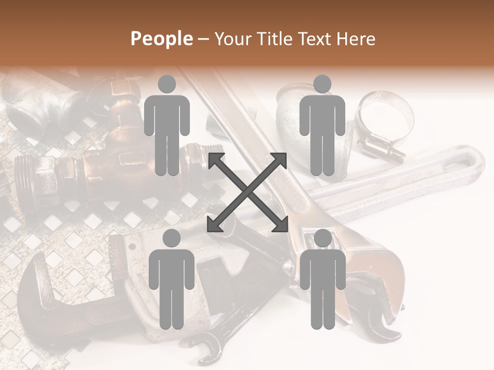 Adjustable Worker Elements PowerPoint Template