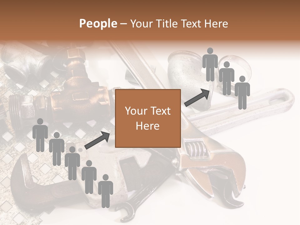 Adjustable Worker Elements PowerPoint Template