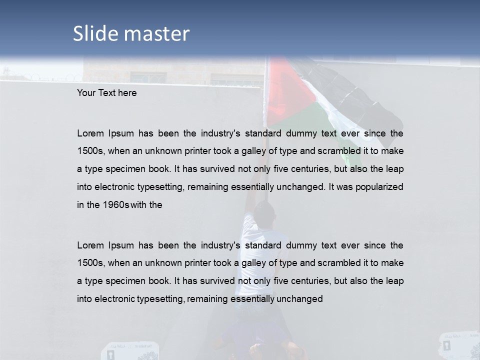 Wall Segregation Separation PowerPoint Template