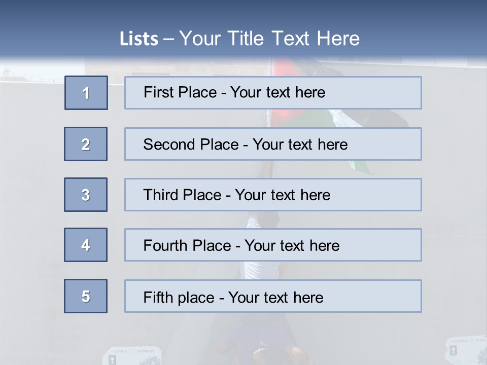 Wall Segregation Separation PowerPoint Template