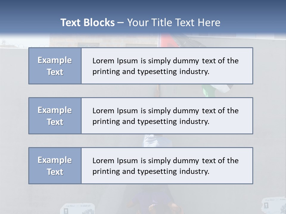 Wall Segregation Separation PowerPoint Template