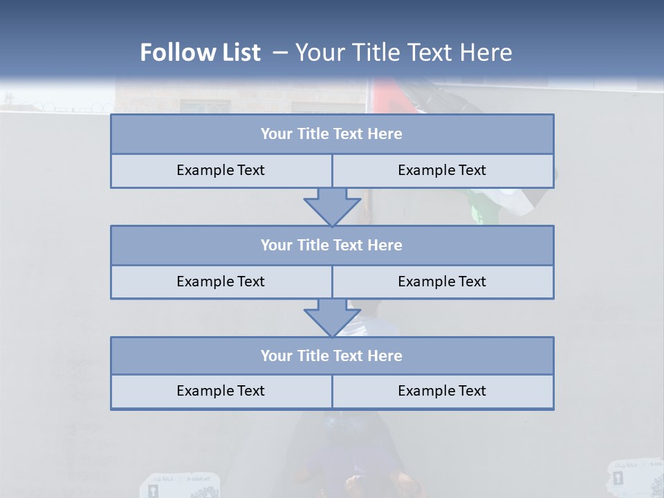 Wall Segregation Separation PowerPoint Template