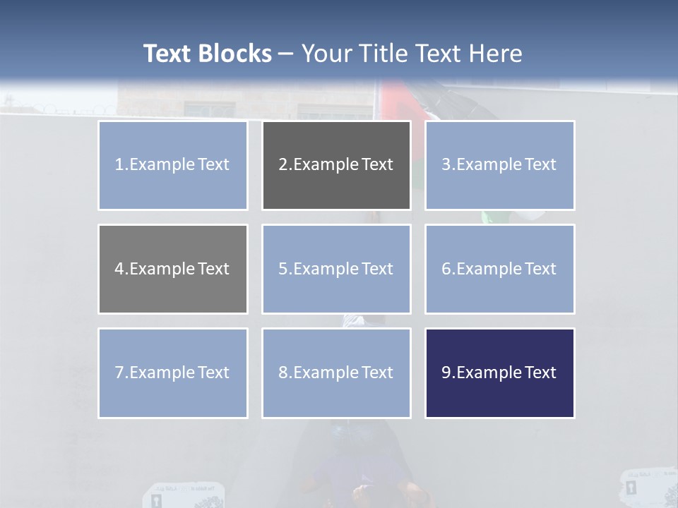 Wall Segregation Separation PowerPoint Template