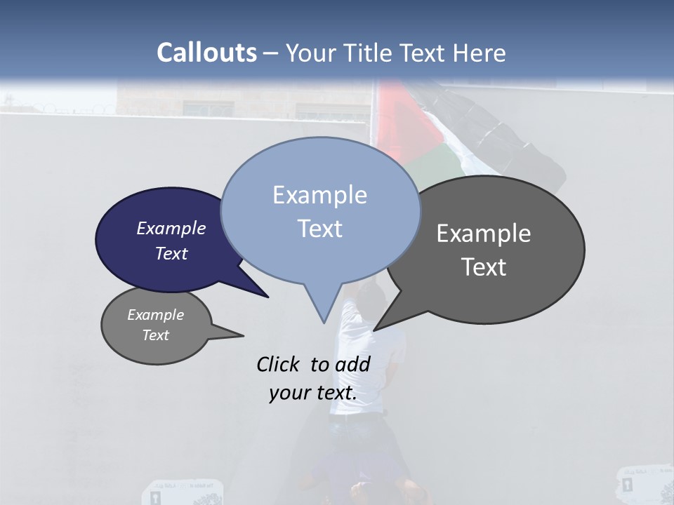 Wall Segregation Separation PowerPoint Template