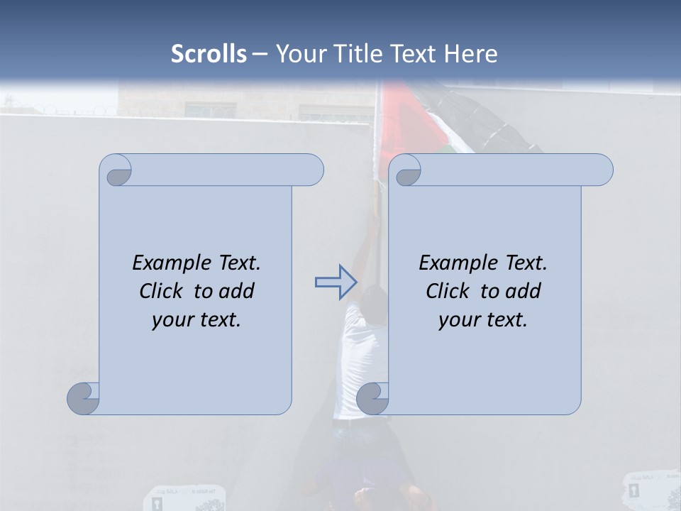 Wall Segregation Separation PowerPoint Template