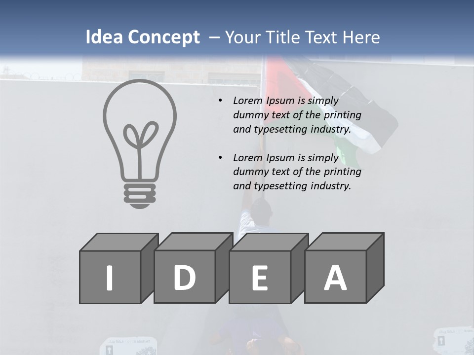 Wall Segregation Separation PowerPoint Template