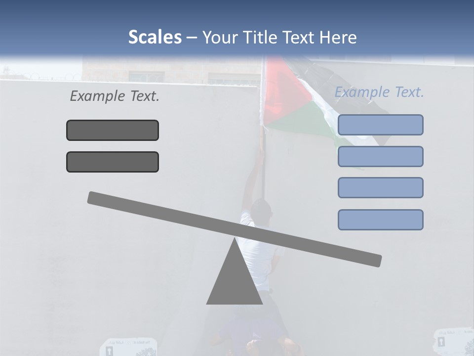 Wall Segregation Separation PowerPoint Template
