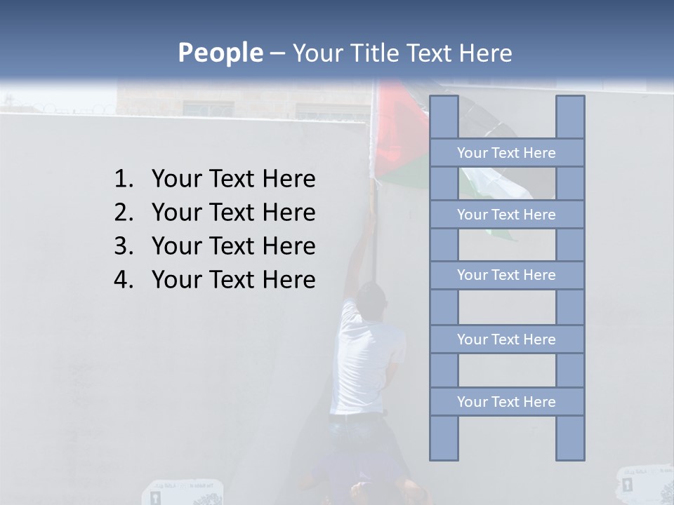 Wall Segregation Separation PowerPoint Template