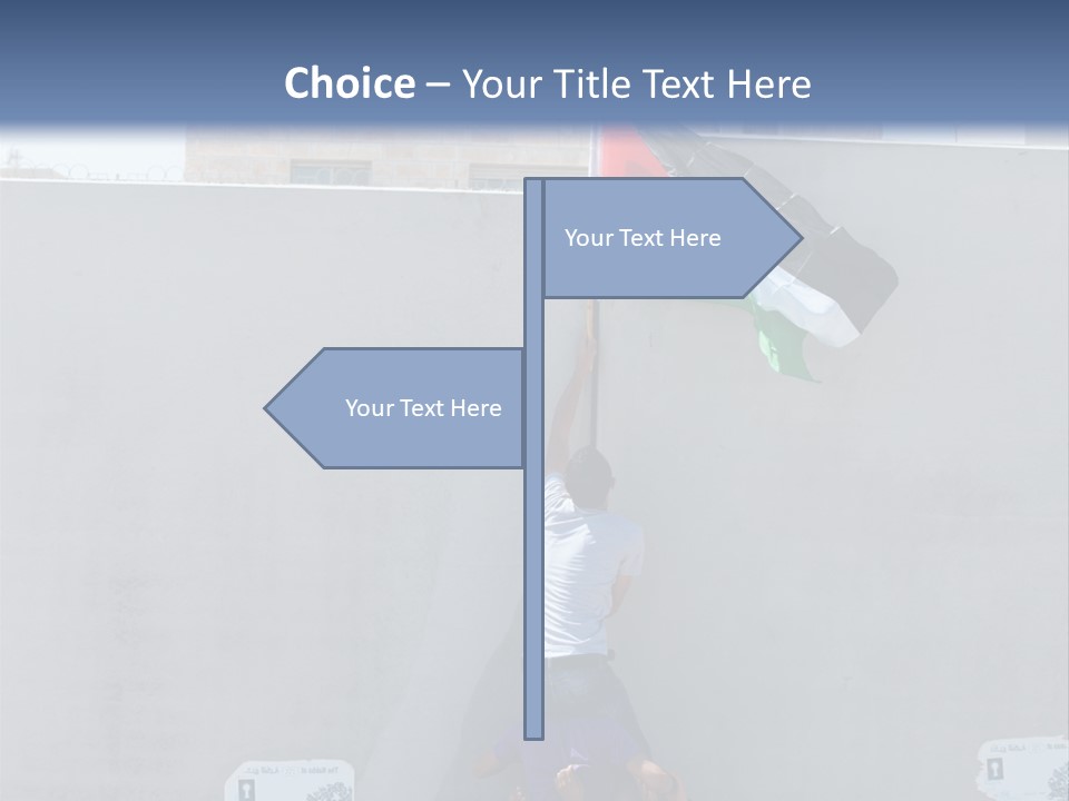 Wall Segregation Separation PowerPoint Template