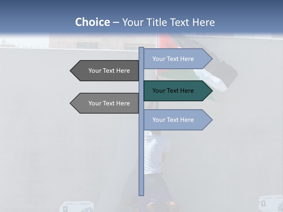 Wall Segregation Separation PowerPoint Template