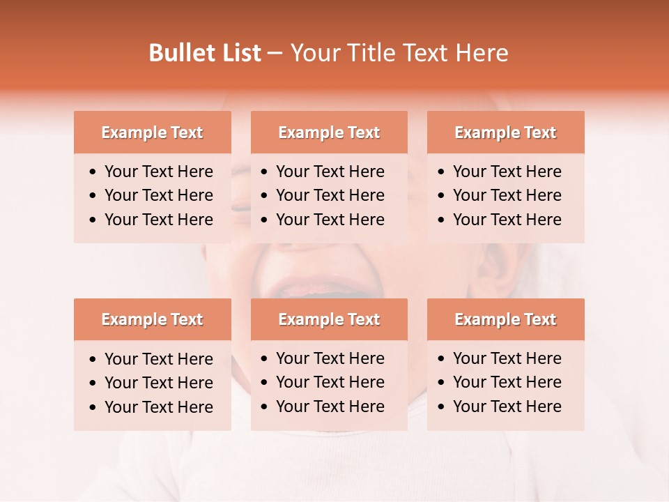 Boy People Eye Closed PowerPoint Template