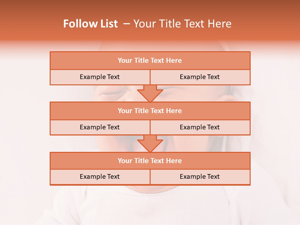 Boy People Eye Closed PowerPoint Template