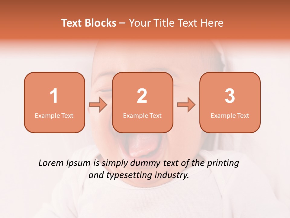 Boy People Eye Closed PowerPoint Template