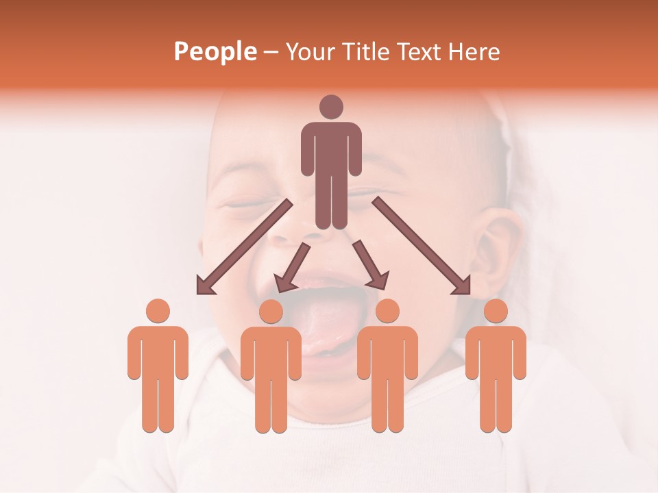 Boy People Eye Closed PowerPoint Template