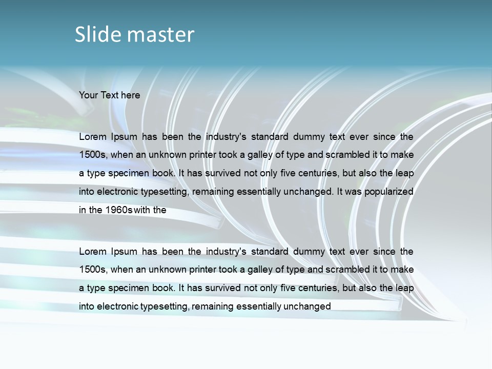 Print White Colorful PowerPoint Template