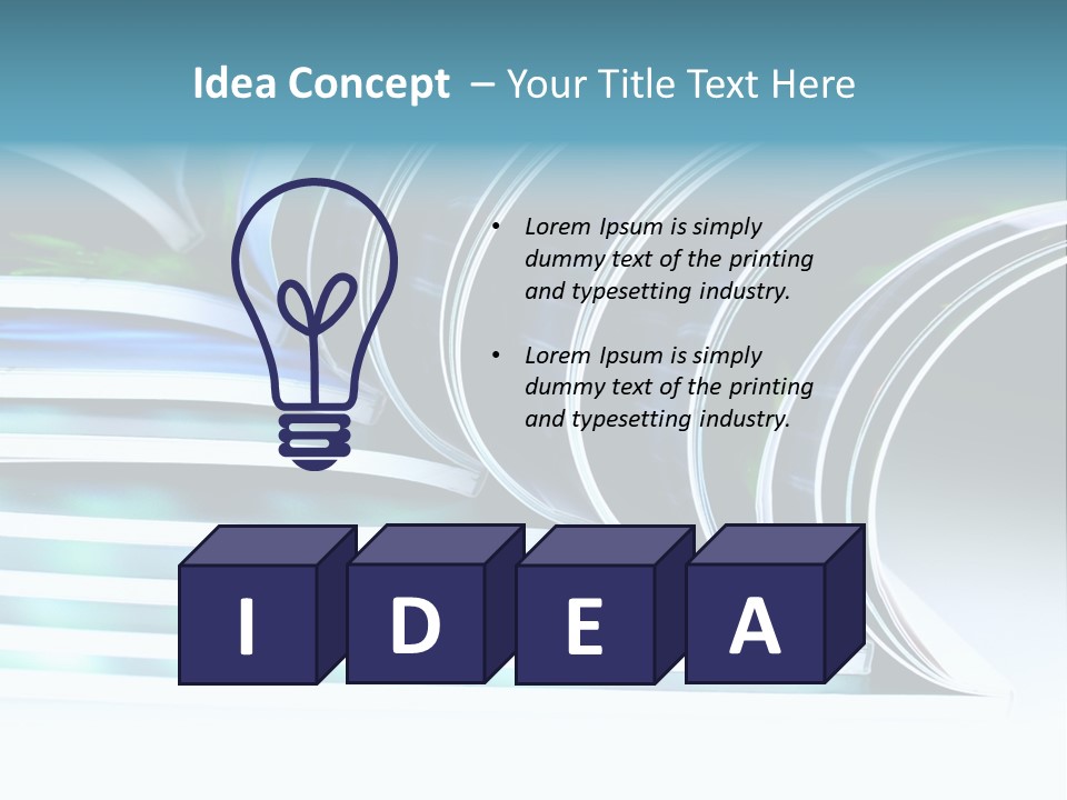 Print White Colorful PowerPoint Template