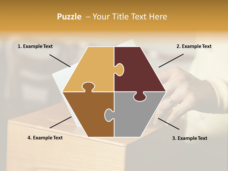 Agree Ballot Urn PowerPoint Template