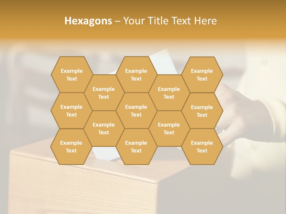 Agree Ballot Urn PowerPoint Template