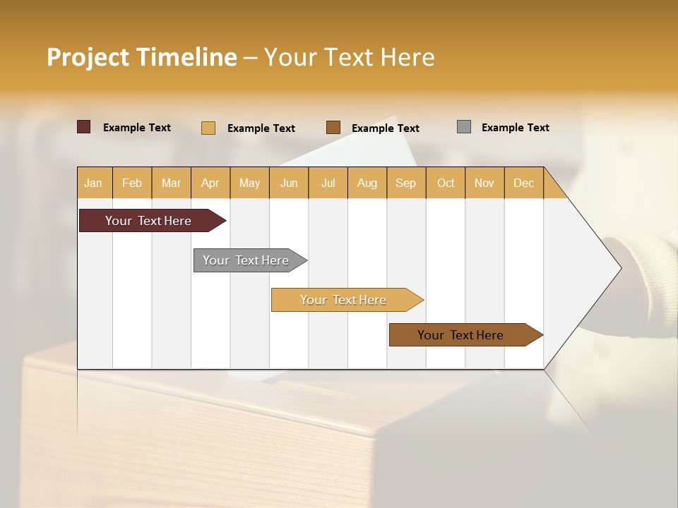 Agree Ballot Urn PowerPoint Template
