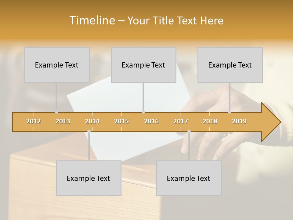 Agree Ballot Urn PowerPoint Template