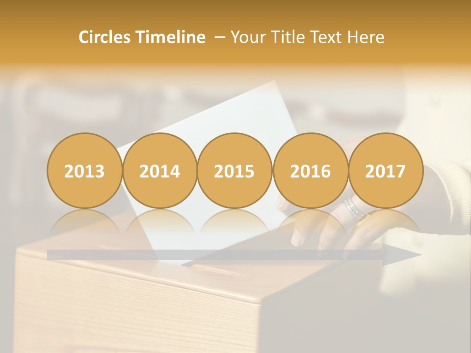 Agree Ballot Urn PowerPoint Template