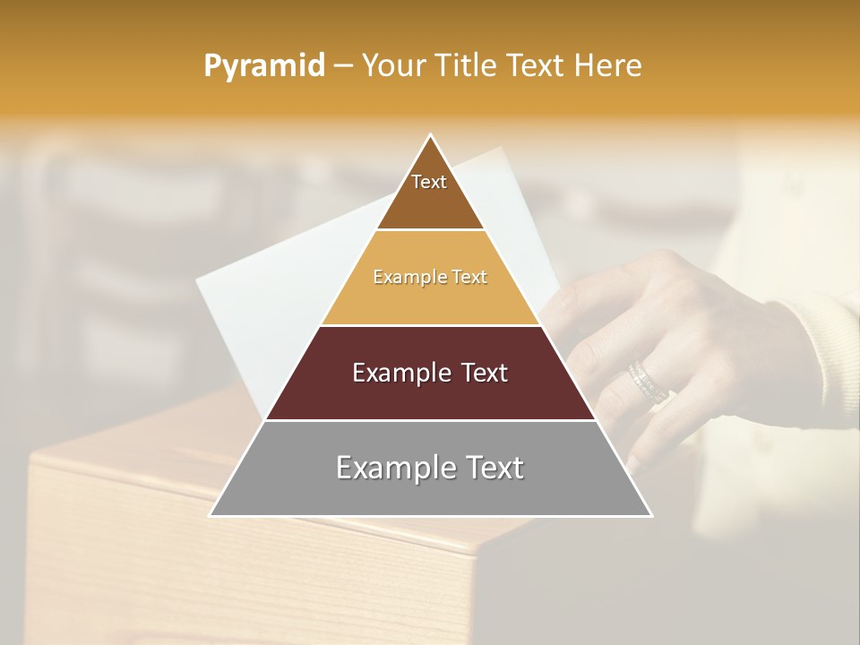 Agree Ballot Urn PowerPoint Template