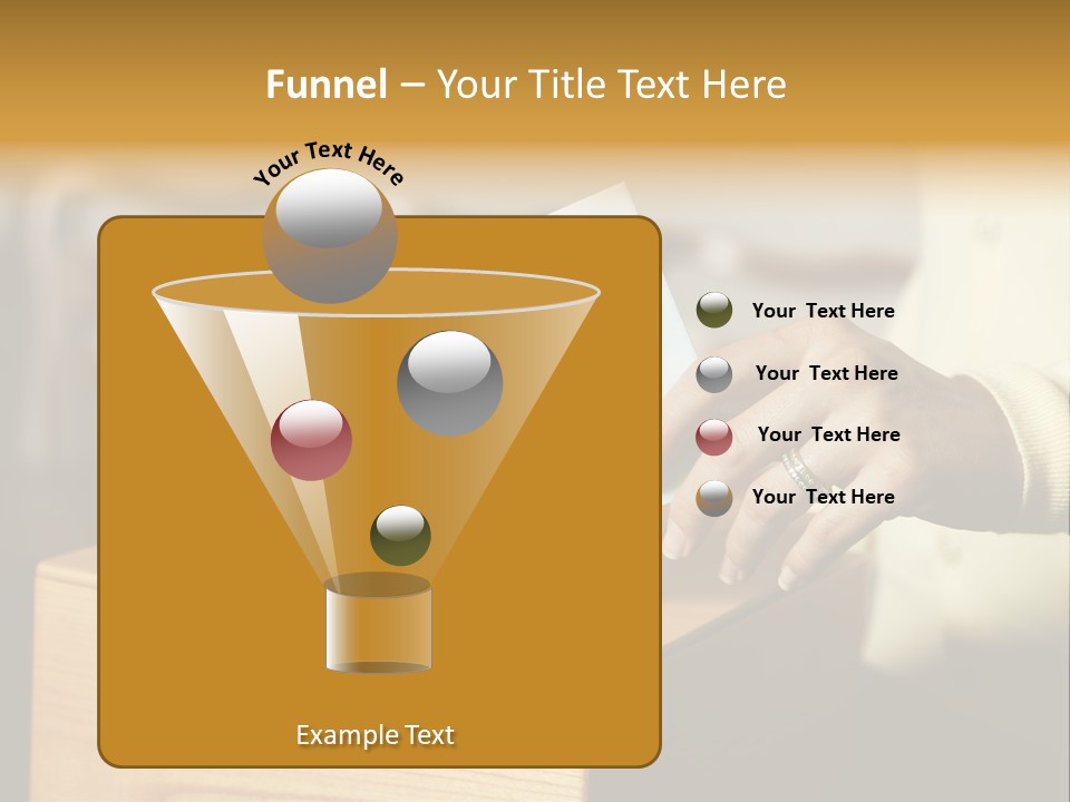 Agree Ballot Urn PowerPoint Template