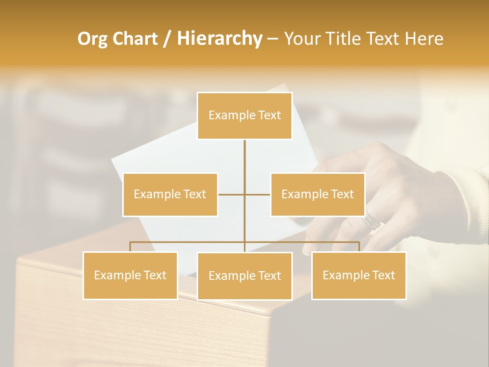 Agree Ballot Urn PowerPoint Template