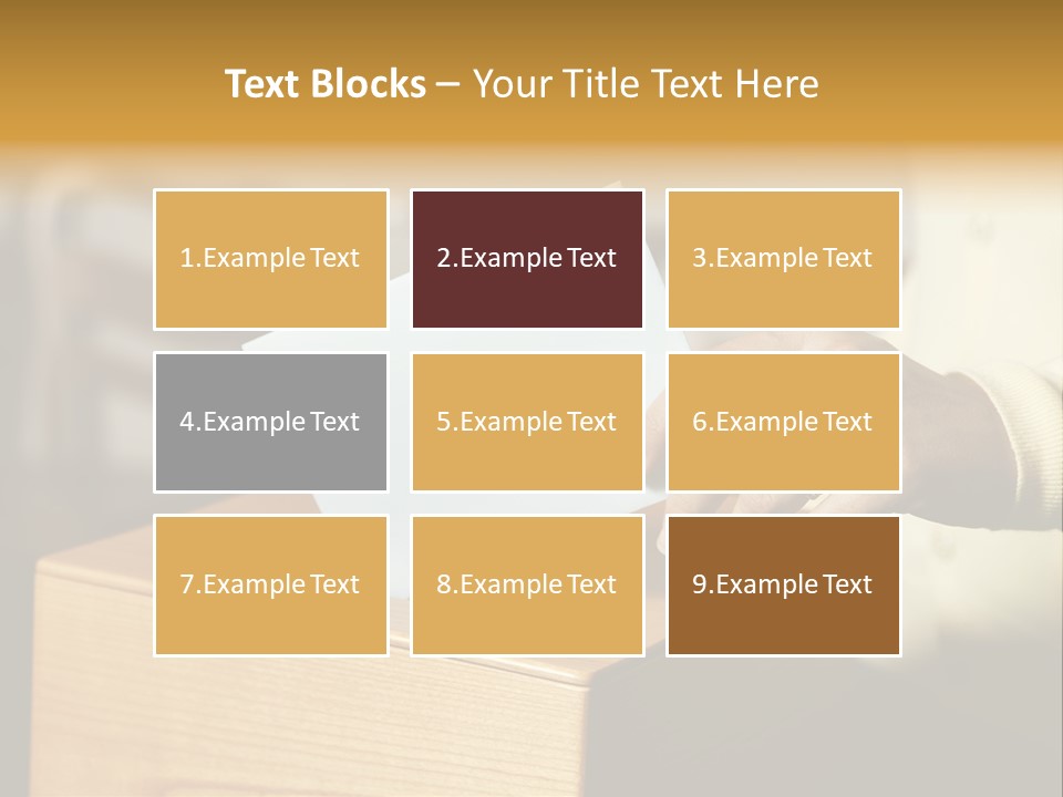 Agree Ballot Urn PowerPoint Template
