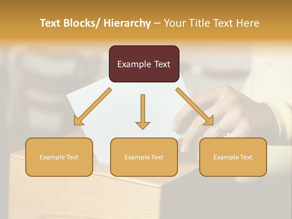 Agree Ballot Urn PowerPoint Template