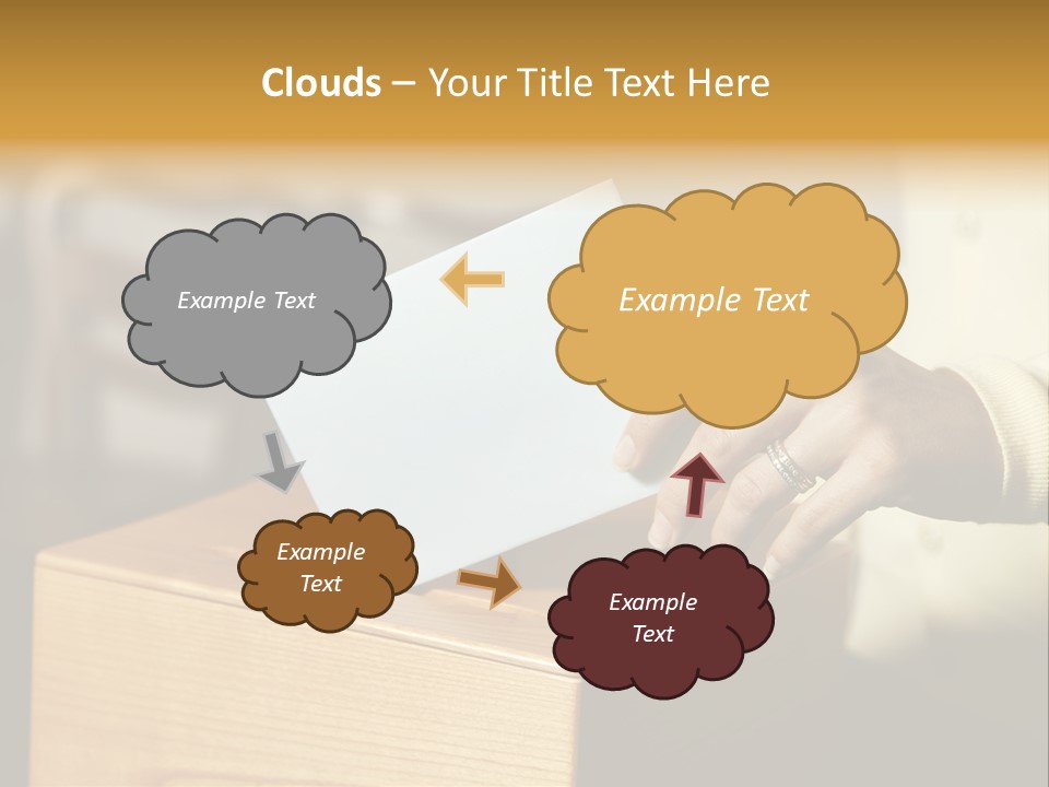 Agree Ballot Urn PowerPoint Template