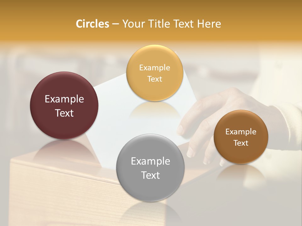 Agree Ballot Urn PowerPoint Template