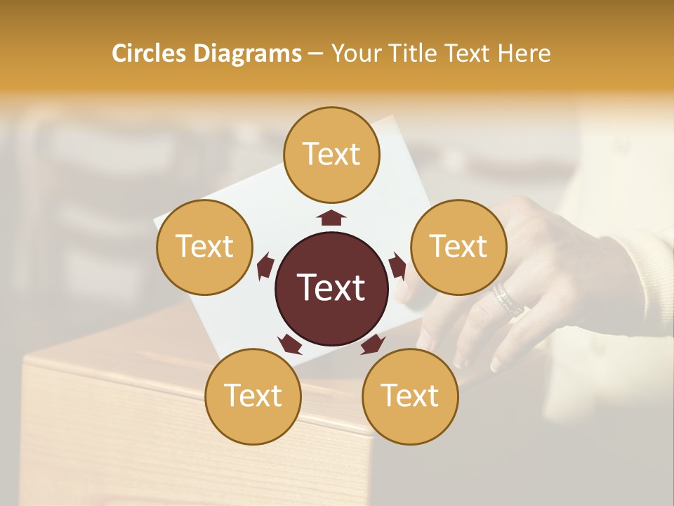 Agree Ballot Urn PowerPoint Template