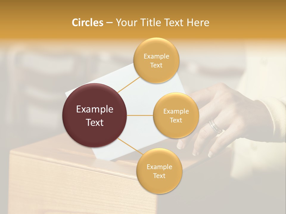 Agree Ballot Urn PowerPoint Template