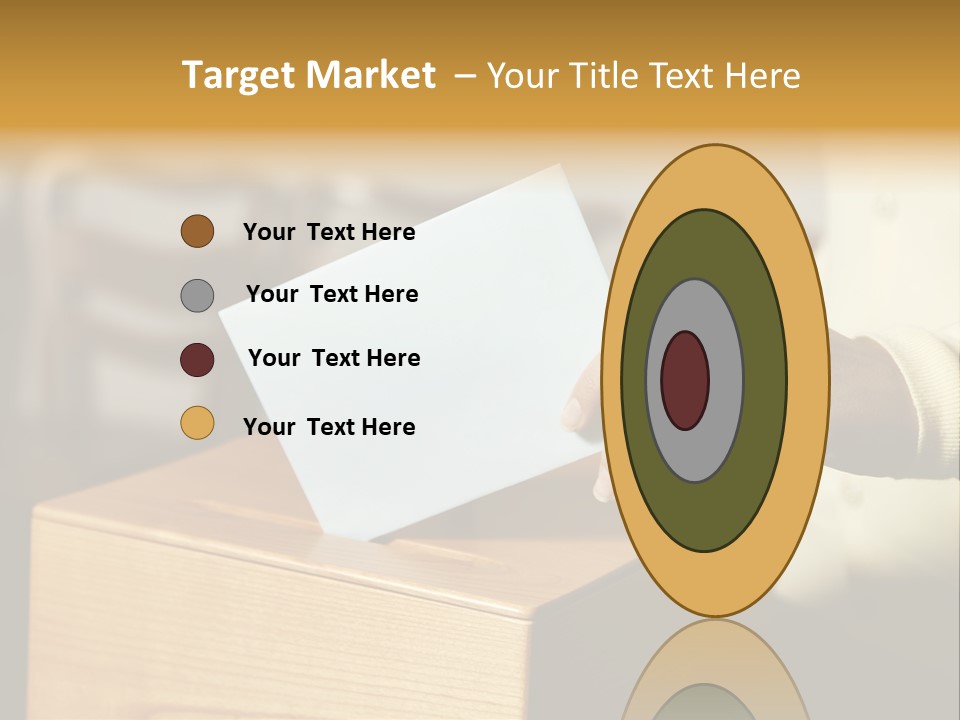 Agree Ballot Urn PowerPoint Template