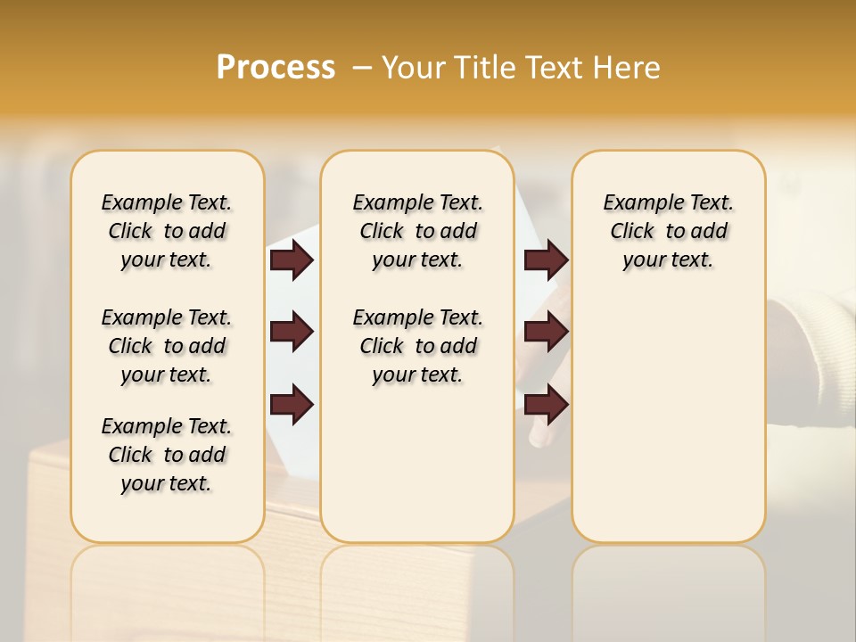 Agree Ballot Urn PowerPoint Template
