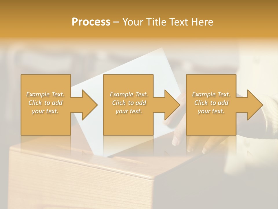 Agree Ballot Urn PowerPoint Template