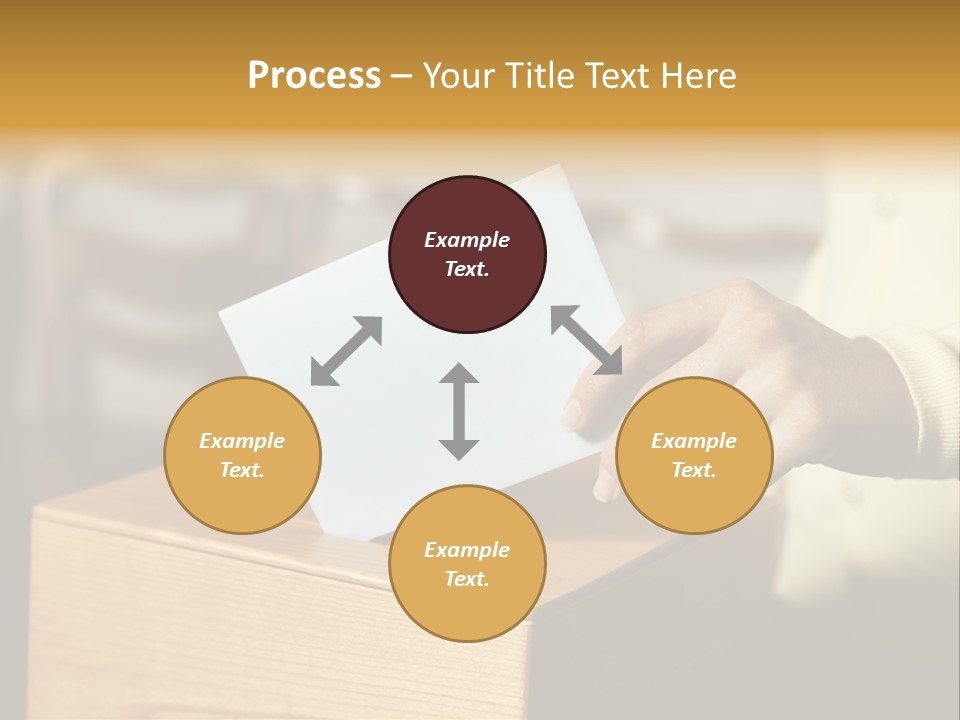 Agree Ballot Urn PowerPoint Template